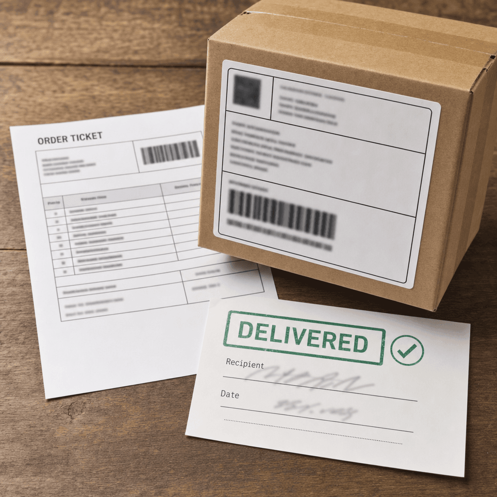 Delivery package evidence